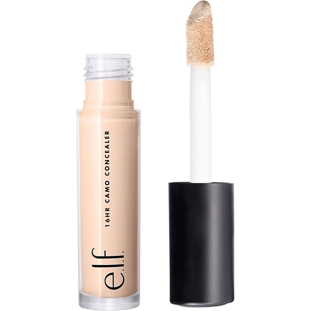 e.l.f. Light Peach 16HR Camo Concealer - Full Coverage with Matte Finish & Shine Control