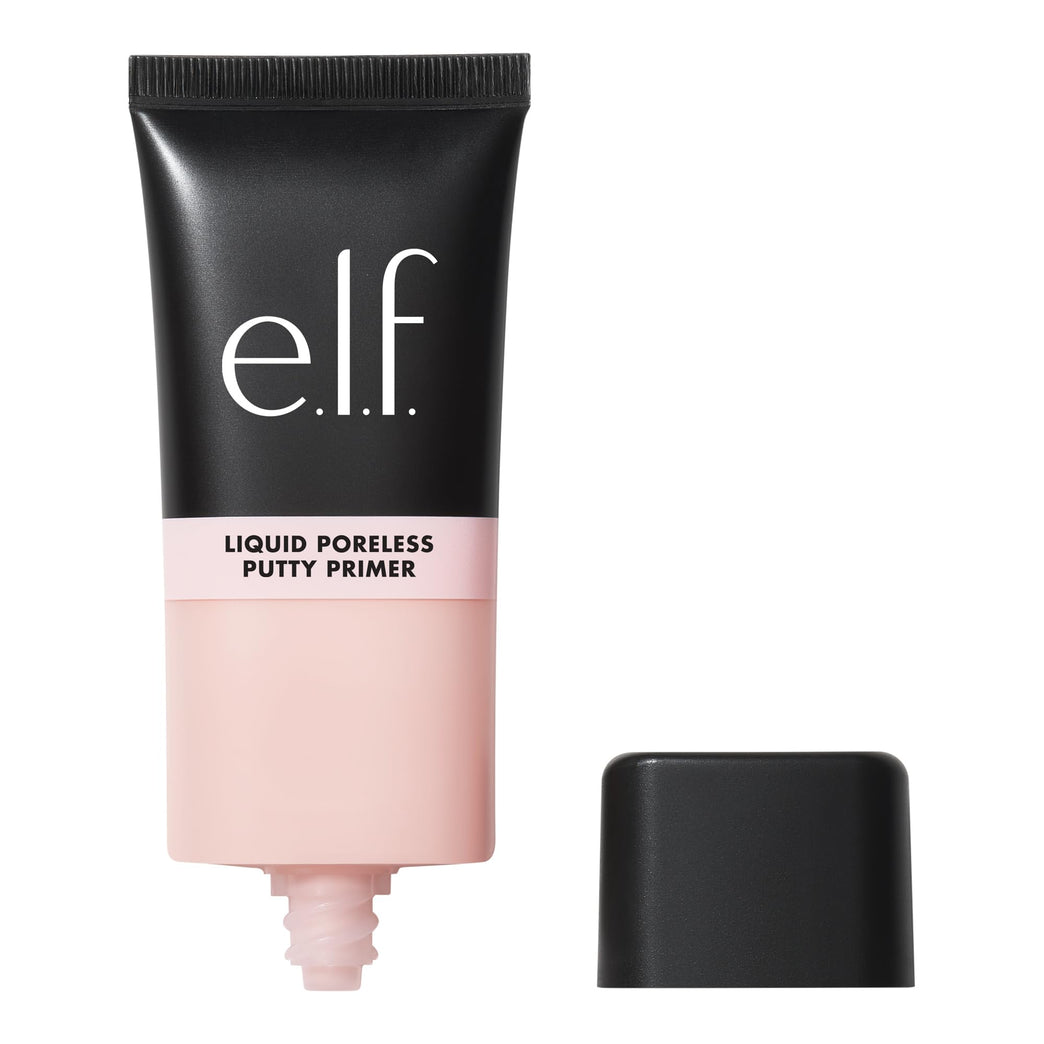 e.l.f. Hydrating Poreless Liquid Putty Primer - Long-Lasting Makeup Base with Squalane