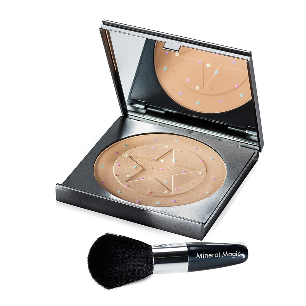 JML 3in1 Mineral Magic Powder - Full Coverage, Concealer, and Corrector Makeup Foundation