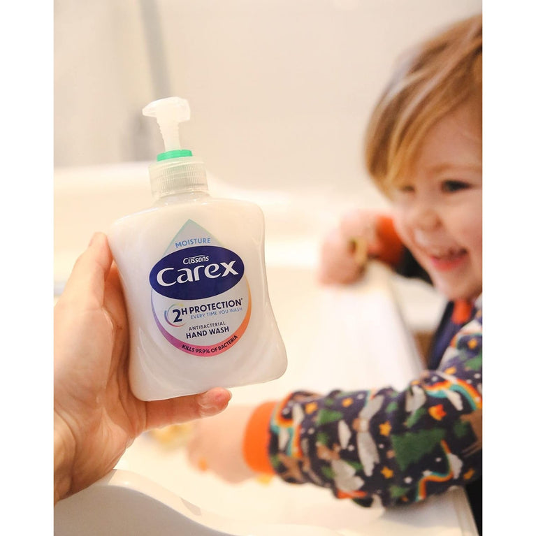 Carex Dermacare Sensitive Antibacterial Hand Wash, Gentle and Moisturizing, Pack of 6 x 250ml