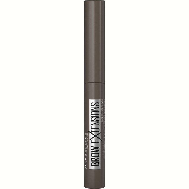 Maybelline New York Instant Eyebrow Volumizer with Fibre-Infused Pomade Crayon, Shade 07 - Black Brown