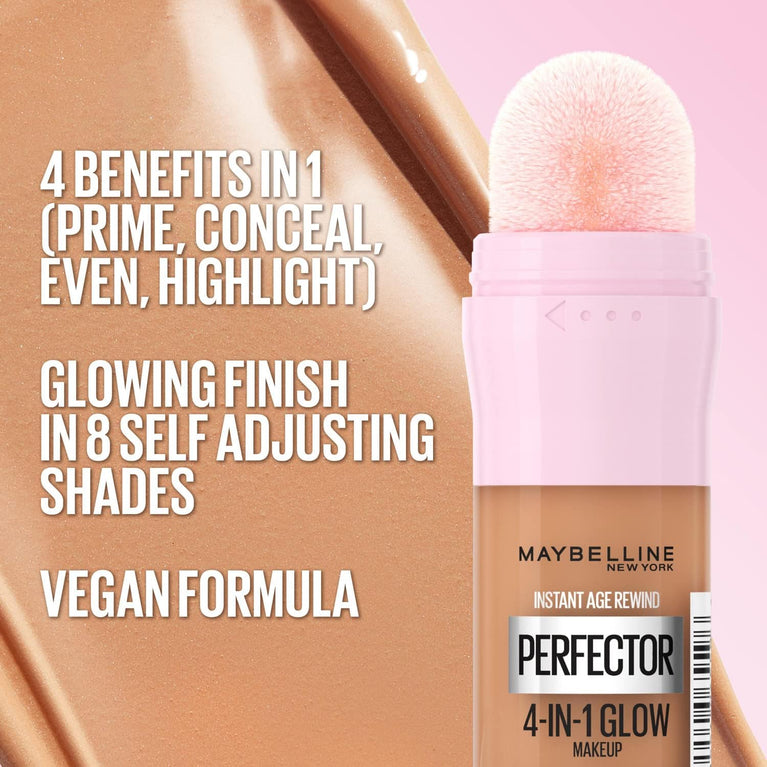 Maybelline 4-in-1 Glow Makeup Perfector with Anti-Aging Properties in Light Medium Shade