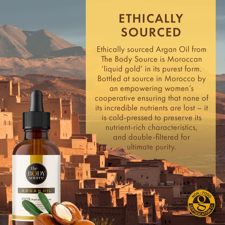 Miraculous 100ml Cold Pressed Argan Oil from Morocco