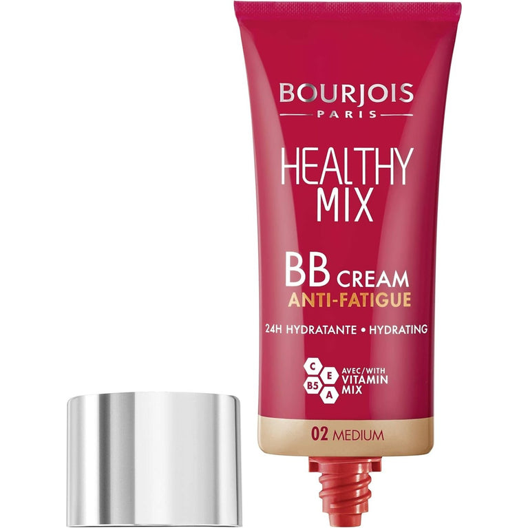 Bourjois Healthy Mix Hydrating BB Cream - 30ml, Medium Shade 02 for Flawless Skin