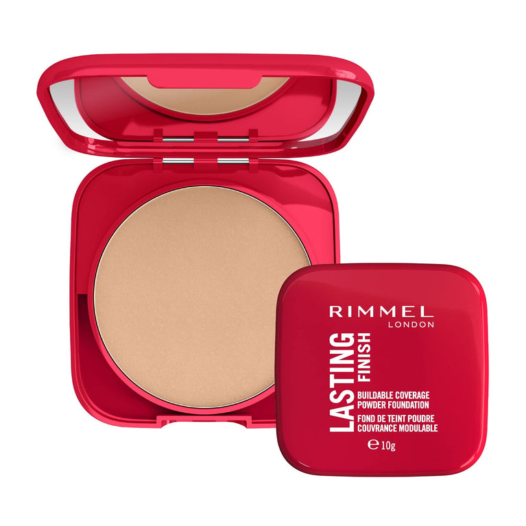 Rimmel London 001 Fair Porcelain Lightweight Compact Foundation with Long-lasting Coverage, 7g