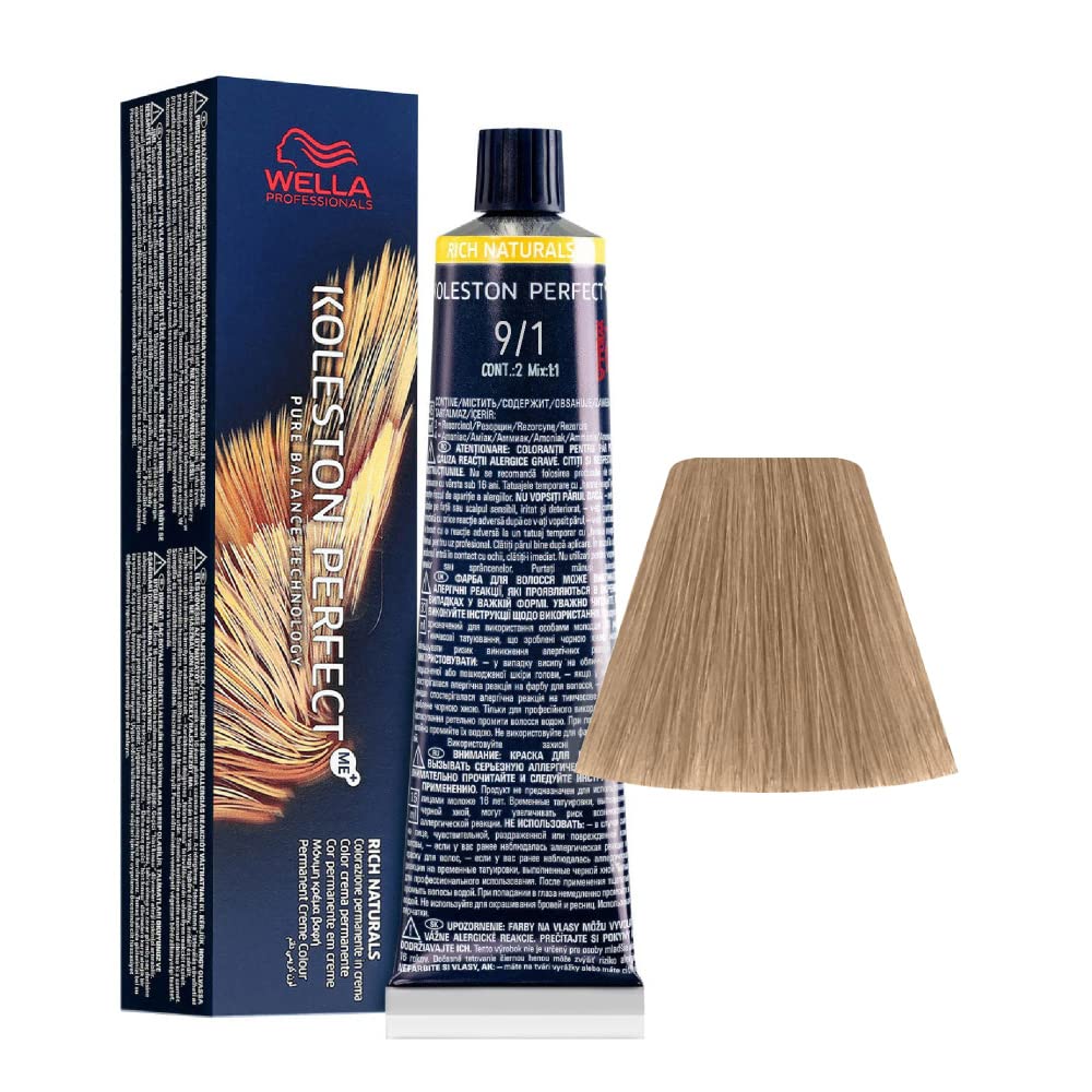 Light Ash Blonde Hair Color - Wella Koleston Perfect Me+ Rich Naturals (60ml)