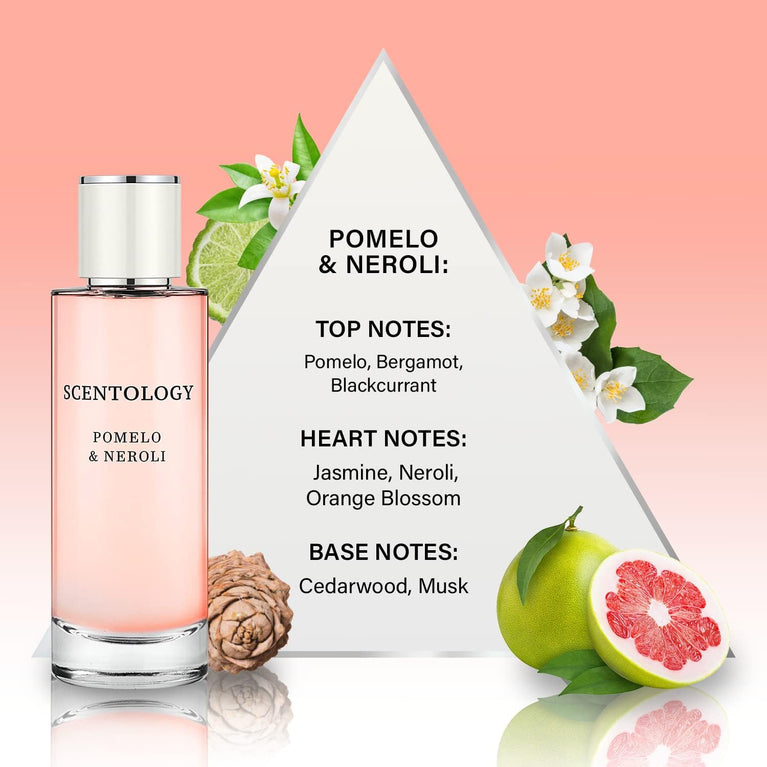 Scentology Pomelo and Neroli Perfume for Women, Eau De Parfum 100ml