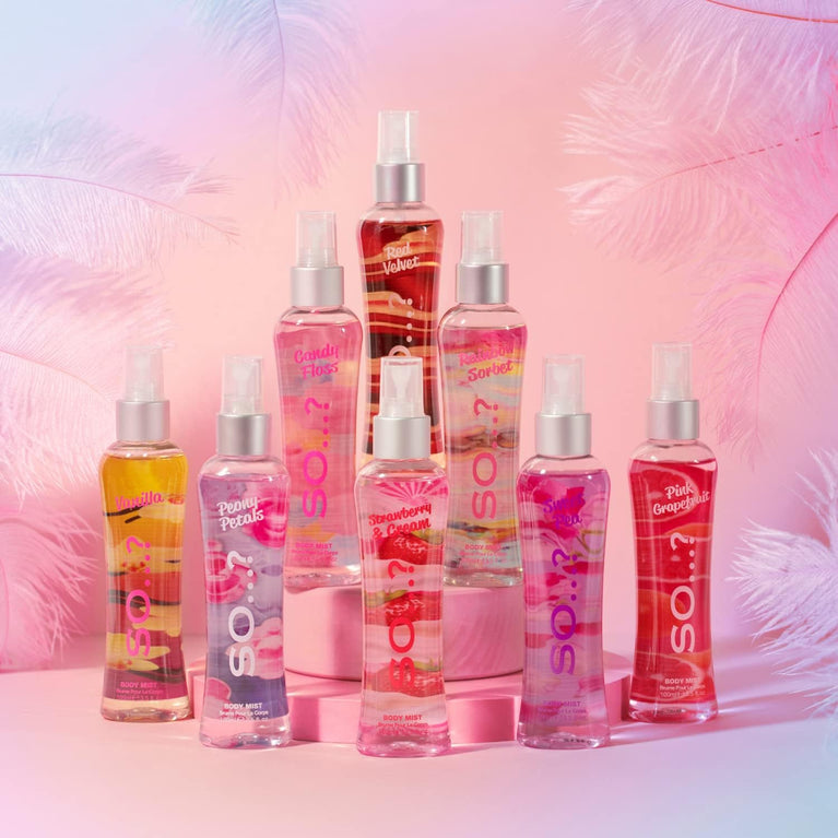 Sweet Pea Body Mist Bundle - 3 Pack of 100ml Fragrance Spray