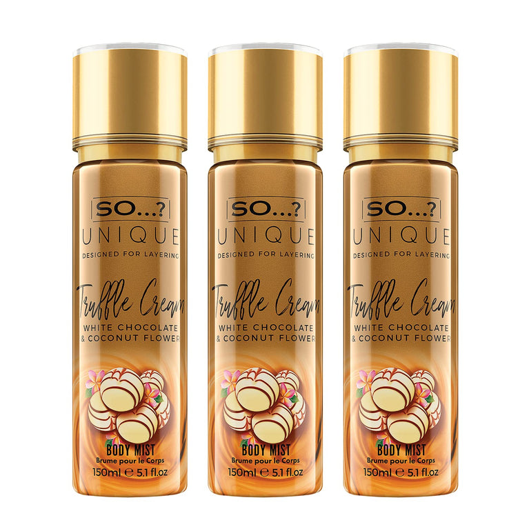 So…? Unique Truffle Cream Body Mist 150ml Bundle - Pack of 3