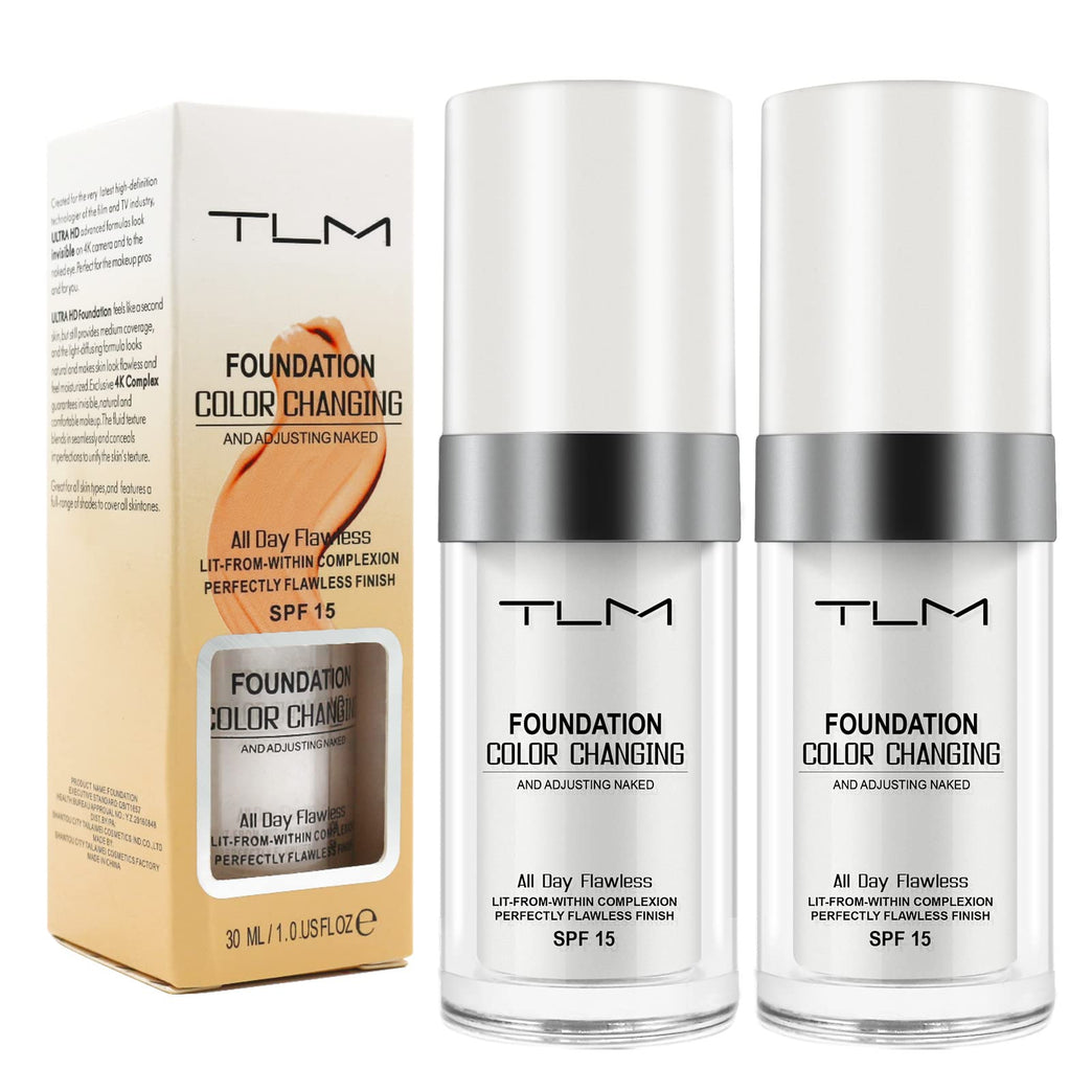 Revolutionary SPF 15 TLM Color Adapting Foundation Duo for Mature Skin - Twin Pack