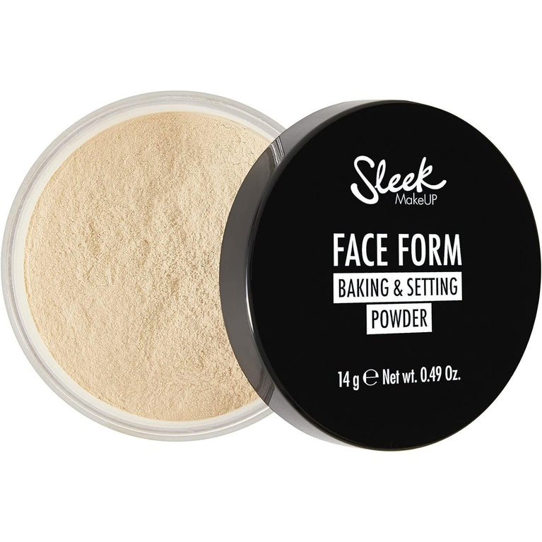 Sleek MakeUP Long-Lasting Matte Face Form Baking & Setting Powder, Easy to Blend, 14g