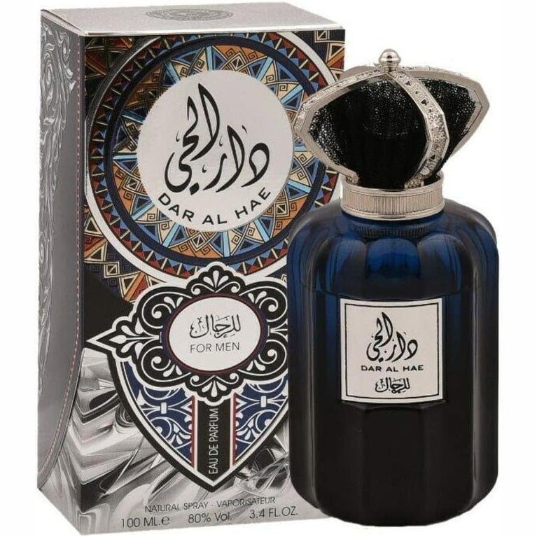 Ard al Zaafaran Dar Al Hae Eau de Parfum, 100ML - Citrus and Bergamot Men's Fragrance