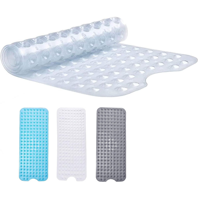 Non-Slip Anti-Mould Shower Bath Mat with Strong Suction Cups