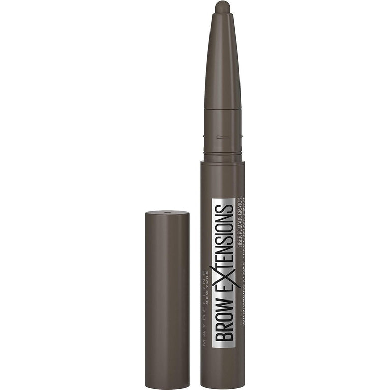 Maybelline New York Instant Eyebrow Volumizer with Fibre-Infused Pomade Crayon, Shade 07 - Black Brown