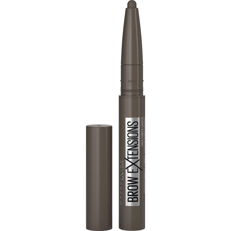 Maybelline New York Instant Eyebrow Volumizer with Fibre-Infused Pomade Crayon, Shade 07 - Black Brown