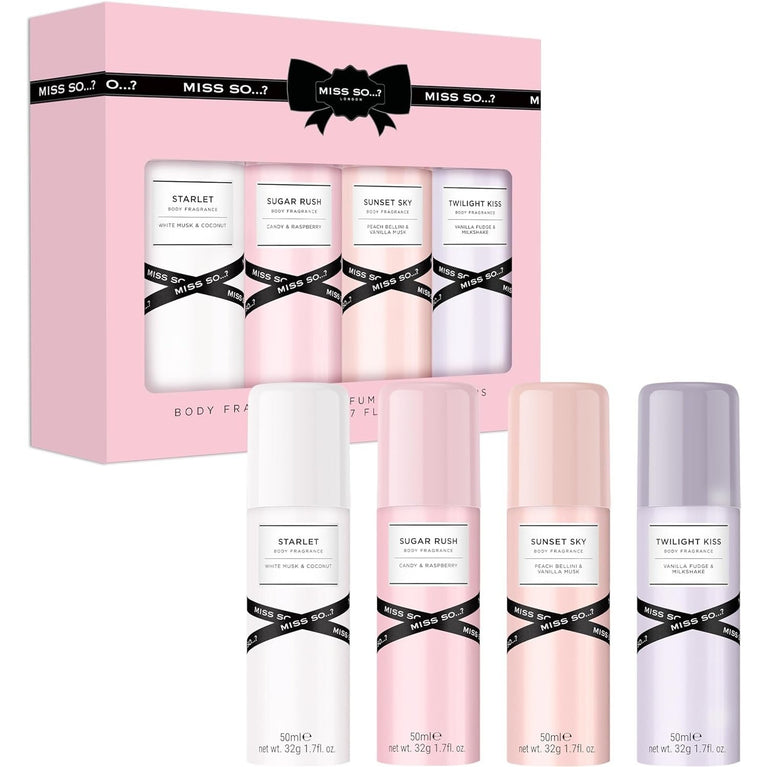 Women's Mini Galore Body Fragrance Gift Set 4x50ml