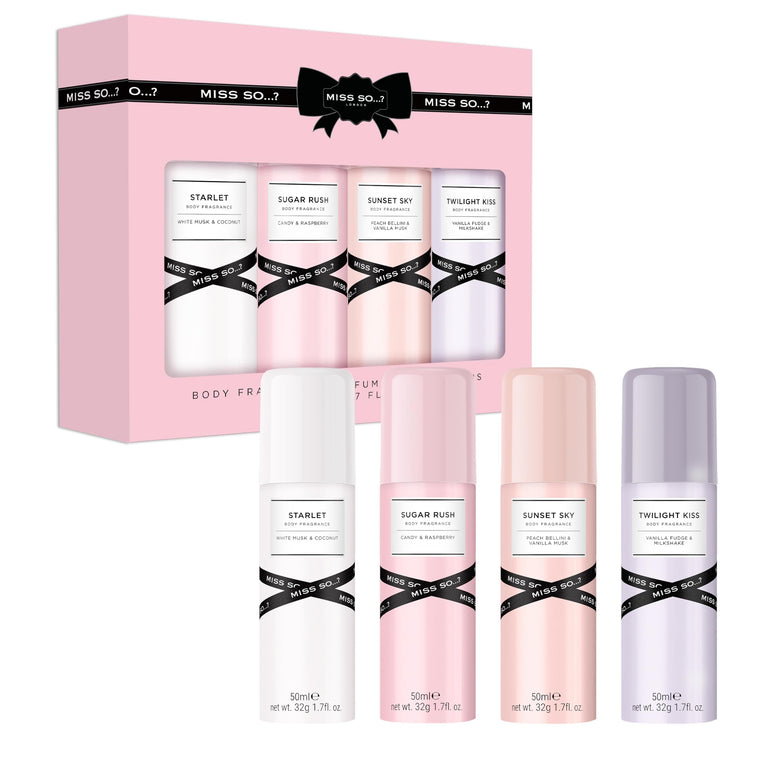 Women's Mini Galore Body Fragrance Gift Set 4x50ml