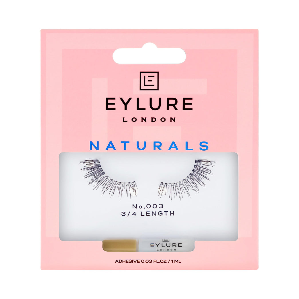 Eylure Reusable and Lightweight 3/4 Length No. 003 Contact Lens Friendly False Lashes