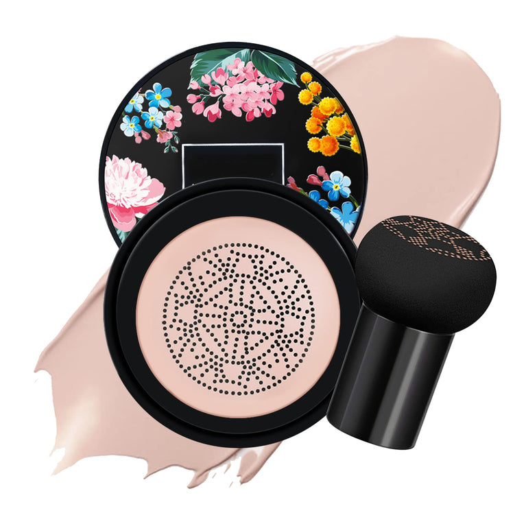 Ownest Flawless Coverage Air Cushion BB Cream with Nourishing Mushroom-Head Applicator