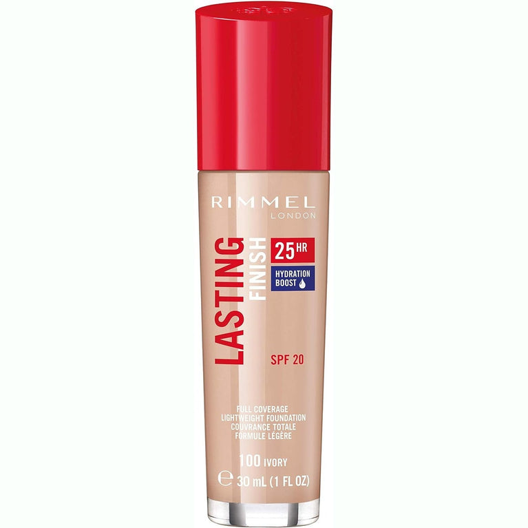 Rimmel 25 Hour Long-Lasting Ivory Foundation with SPF 20 - Vintage Edition