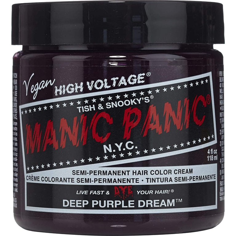 Manic Panic Classic Semi-Permanent Hair Dye 118ml (Deep Purple Dream) by Manic Panic