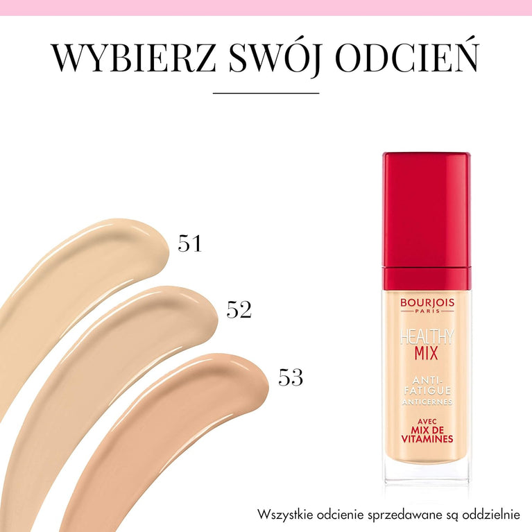 Bourjois Radiance-Boosting Anti-Fatigue Concealer for Flawless, Hydrated Skin