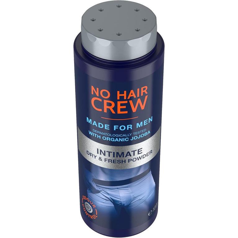 NO HAIR CREW Intimate Dry & Fresh Powder for Men - 100g