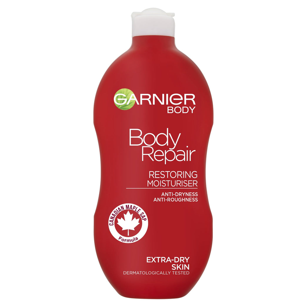 Garnier Body Repair Body Lotion for Extra-Dry Skin, Maple, 400 ml, Pack of 1