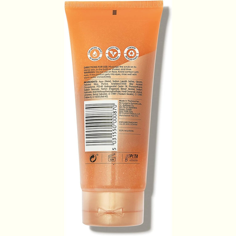 Sanctuary Spa Refreshing Exfoliating Body Scrub, 200 ml