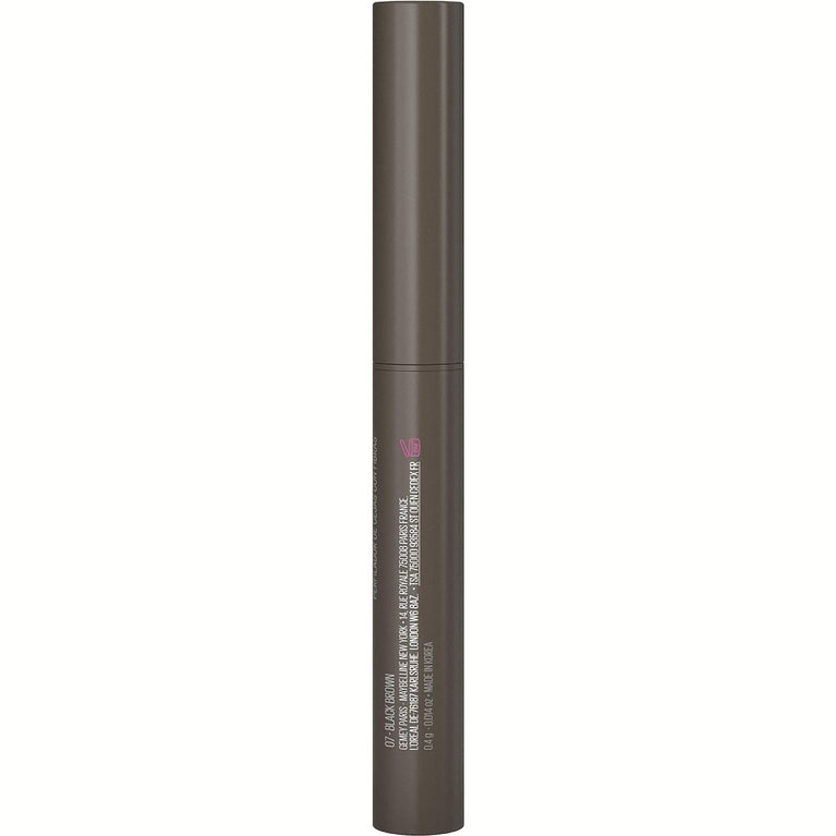 Maybelline New York Instant Eyebrow Volumizer with Fibre-Infused Pomade Crayon, Shade 07 - Black Brown