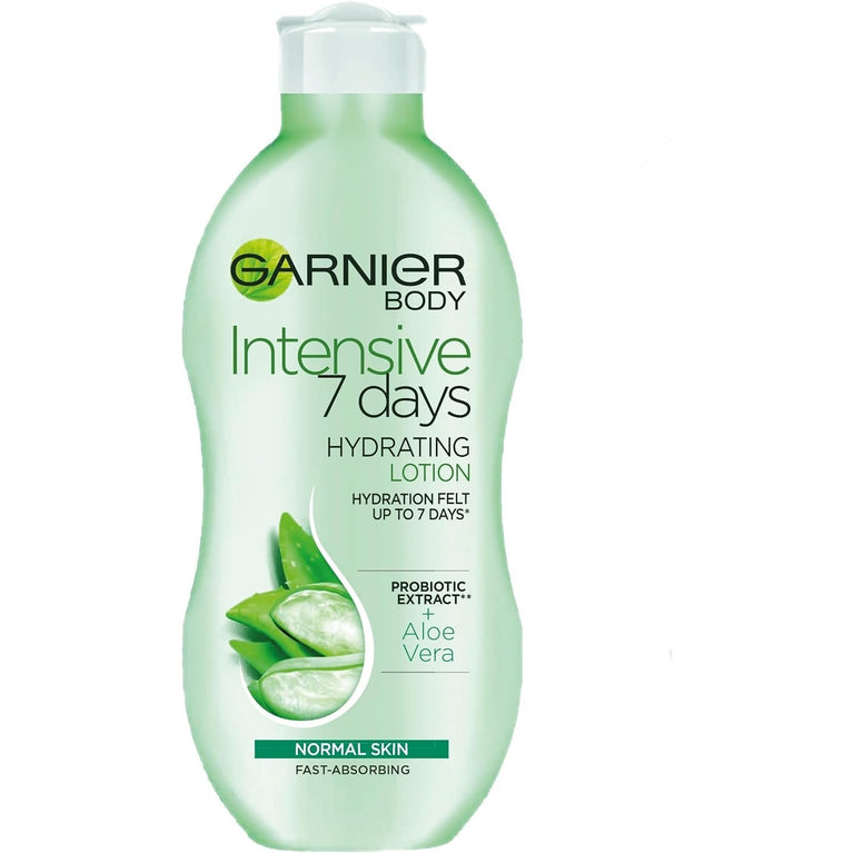 Garnier Intensive 7 Days Aloe Vera Body Lotion for Normal Skin - Hydrating and Nourishing Formula