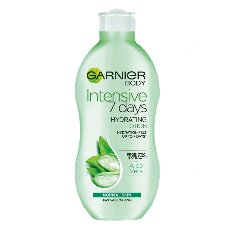 Garnier Intensive 7 Days Aloe Vera Body Lotion for Normal Skin - Hydrating and Nourishing Formula