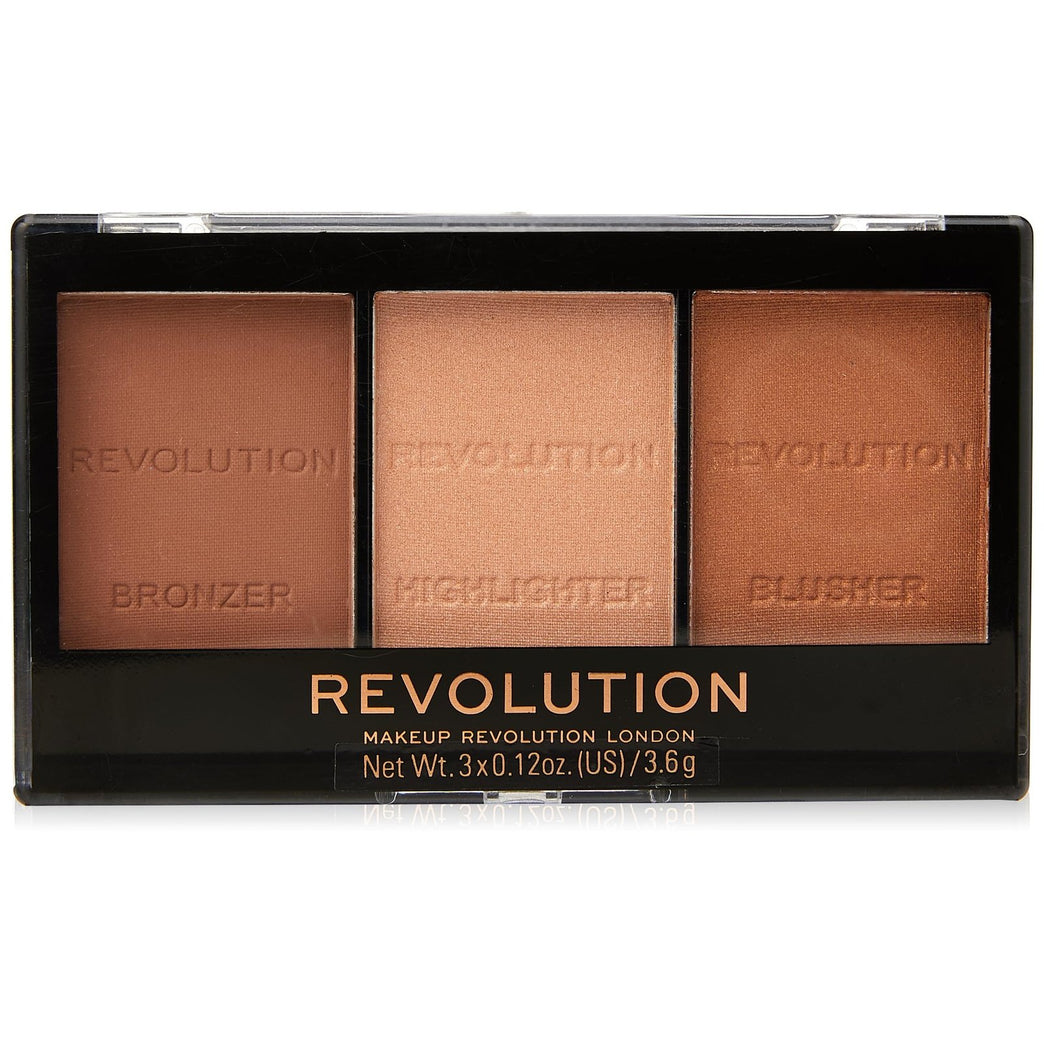 Makeup Revolution's Triple Powder Contouring Palette - Ethically Conscious Vegan-Friendly