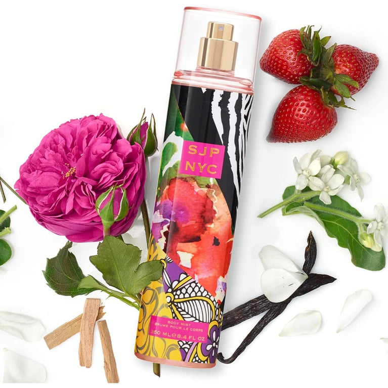SJP NYC Floral and Fruity Body Mist for Women - Vibrant City-Inspired Fragrance 250 ml
