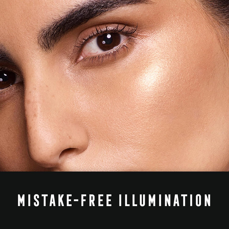 Max Factor Facefinity Nude Beam 001: Ultra-Lightweight Powder Highlighter for Flawless Glow