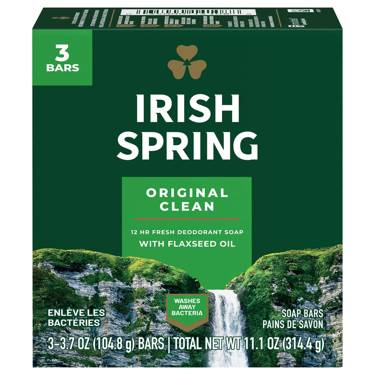 Irish Spring Original Deodorant Soap - Value Pack of 3
