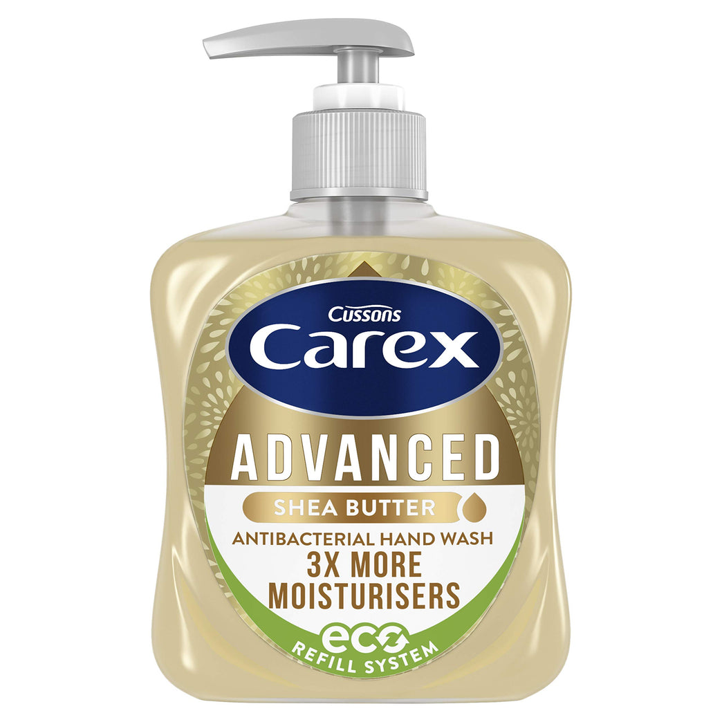 Carex Shea Butter Antibacterial Hand Wash, 6 x 250 ml