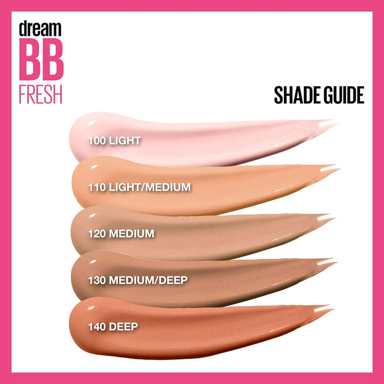 MAYBELLINE 8-in-1 Dream Fresh BB Cream - Light 100 with SPF 30