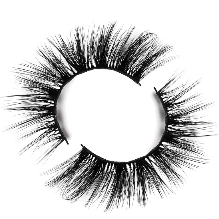 Onlyall Premium Synthetic Wispy False Eyelashes, Double-Stacked Flare & Natural Mink Style, Soft & Lightweight with Durable Reusability - A04 16MM