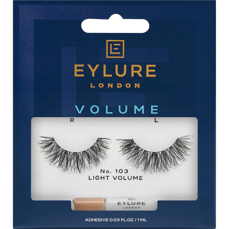 Eylure No 103 Volumizing Reusable False Eyelashes with Glue