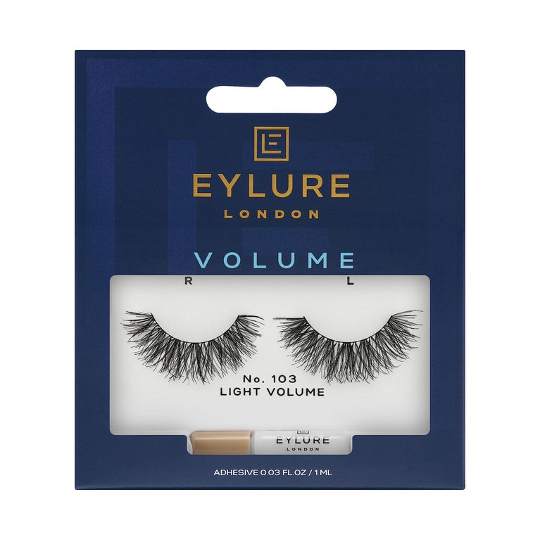 Eylure No 103 Volumizing Reusable False Eyelashes with Glue