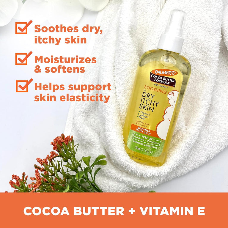 Palmer's Cocoa Butter Formula Soothing Oil for Dry, Itchy Skin 150ml