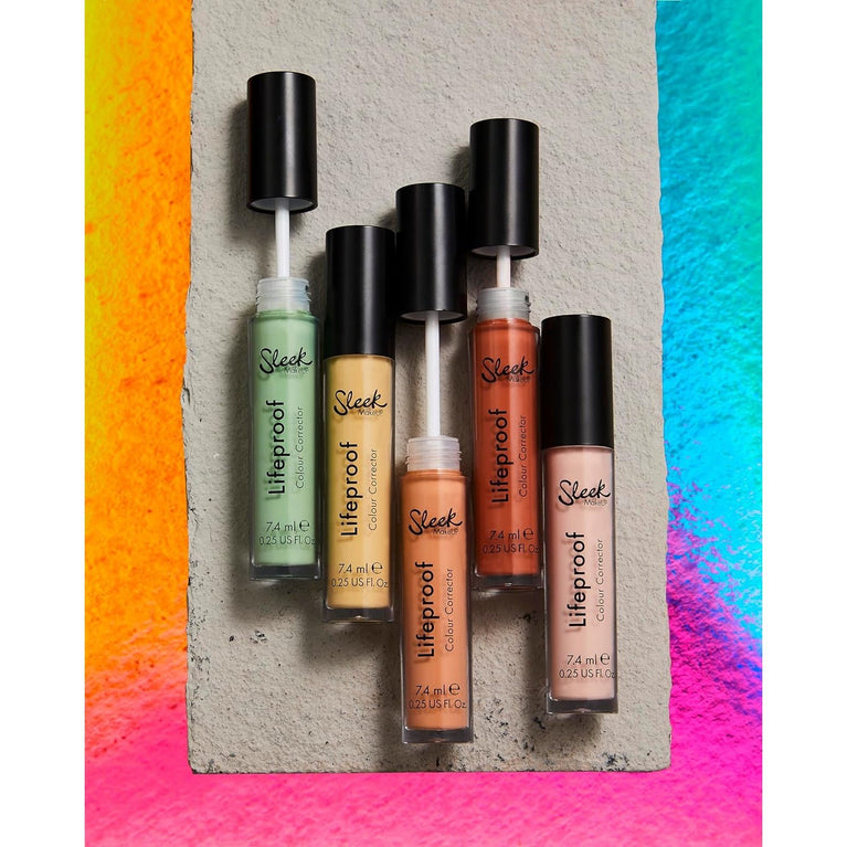 Sleek MakeUP's Lifeproof Peach Colour Corrector - Full Coverage, Discolouration Neutralizer, 7.4ml