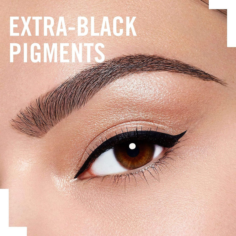 Rimmel Scandal'eyes Ultra-Black, Long-Lasting Precision Liquid Eyeliner with Unique 3D Felt Tip - 1.1ml