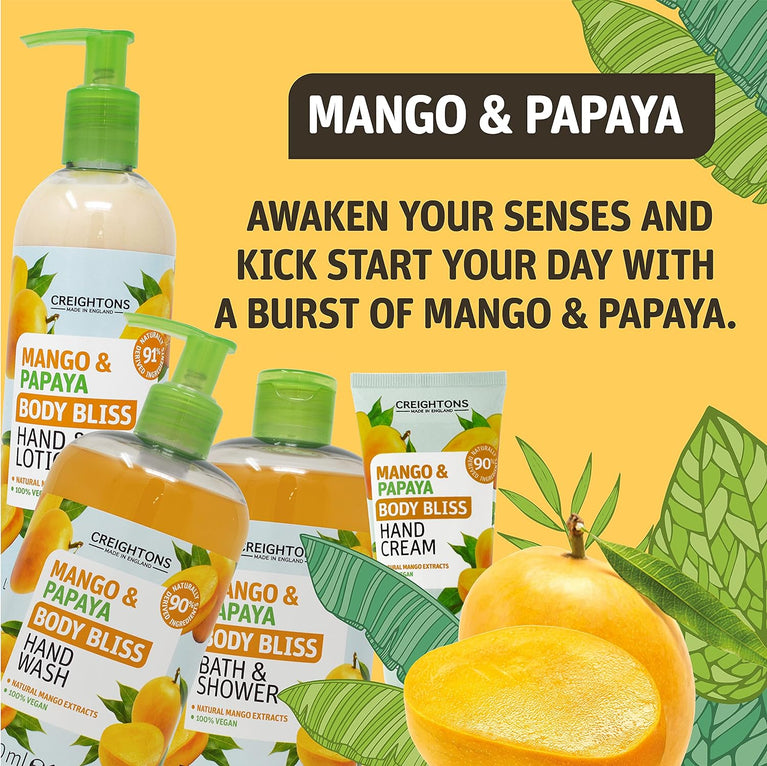 Mango & Papaya Hand and Body Lotion by Body Bliss - 400ml